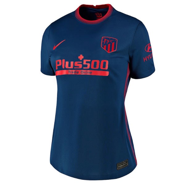 Camiseta Atletico Madrid Segunda Equipación Mujer 2020-2021 Azul